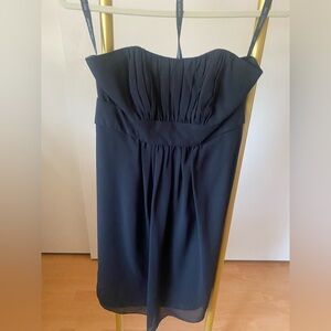 Elegant Black Strapless Dress